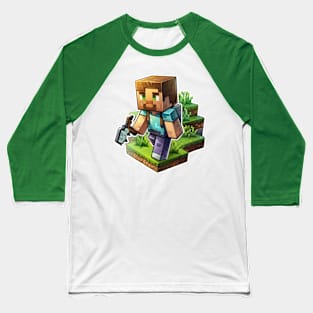 Minecraft Baseball T-Shirt